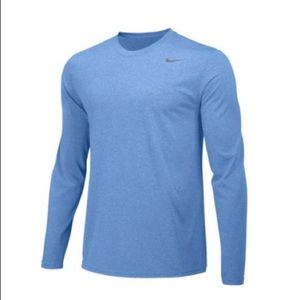 Nike Dri-FIT Long Sleeve Shirt (Blue)